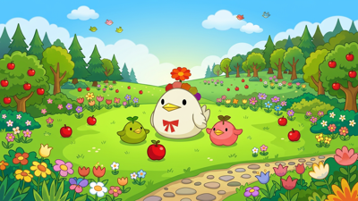 Piyotama - Fanart - Background (World) - 1920x1080