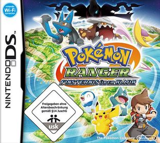 Pokémon Ranger: Shadows of Almia - Box - Front (Germany) - 456x409