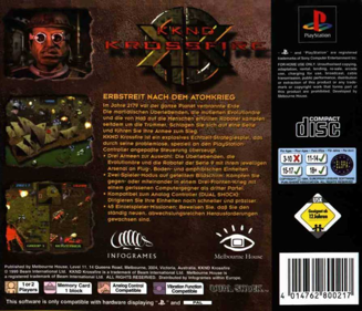 KKND Krossfire - Box - Back (Germany) - 894x768
