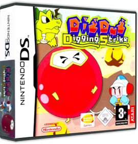 Dig Dug: Digging Strike - Box - 3D (Europe) - 575x598