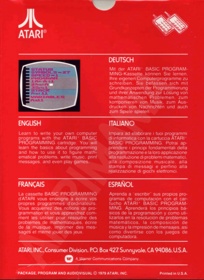 BASIC Programming - Box - Back (Europe) - 1183x1622