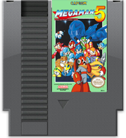 Mega Man 5: Proto Man Edition - Cart - Front (North America) - 233x256