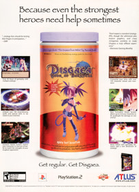 Disgaea: Hour of Darkness - Advertisement Flyer - Front (United States) - 1592x2200