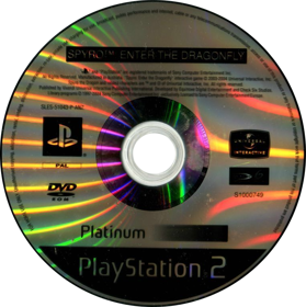 Spyro: Enter the Dragonfly - Disc (Australia) - 766x770