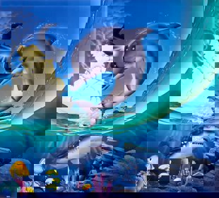 Ecco the Dolphin - Box - Front (Japan) - 1662x1503