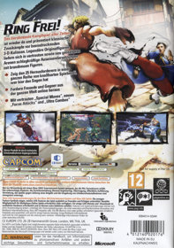 Street Fighter IV - Box - Back (Germany) - 1006x1429