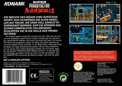 Contra III: The Alien Wars - Box - Back (Germany) - 2458x1728