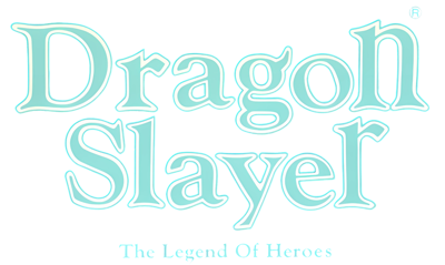Dragon Slayer: The Legend of Heroes - Clear Logo (Japan) - 1192x713