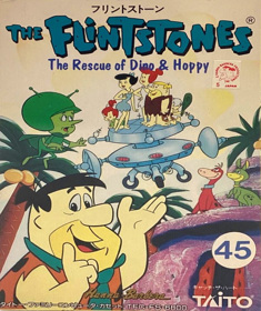 The Flintstones: The Rescue of Dino & Hoppy - Box - Front (Japan) - 800x954