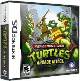 Teenage Mutant Ninja Turtles: Arcade Attack - Box - 3D (North America) - 869x879