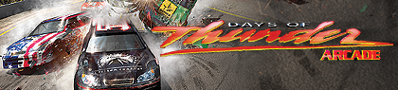 Days of Thunder: Arcade - Banner (World) - 420x95