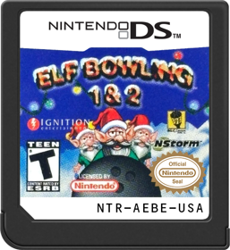 Elf Bowling 1 & 2 - Cart - Front (North America) - 517x564