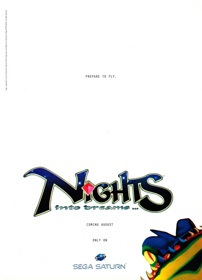 NiGHTS into Dreams... - Advertisement Flyer - Front (North America) - 1190x1650