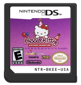 Hello Kitty: Birthday Adventures - Cart - Front (North America) - 571x600