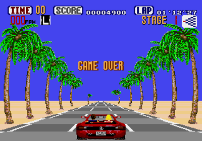 OutRun - Screenshot - Game Over (World) - 640x448