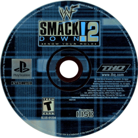 WWF Smackdown! 2: Know Your Role - Disc (North America) - 800x800