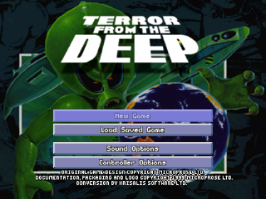 X-COM: Terror from the Deep - Screenshot - Game Title (Europe) - 640x480