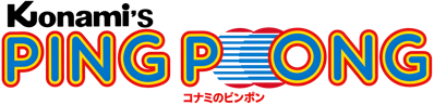 Konami's Ping-Pong - Clear Logo (Japan) - 5955x1450
