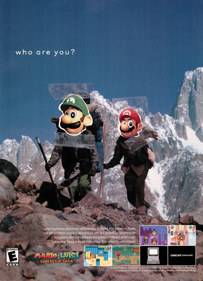 Mario & Luigi: Superstar Saga - Advertisement Flyer - Front (United States) - 1590x2200