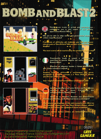 Bomb'n Blast 2 - Box - Back (North America) - 1650x2250