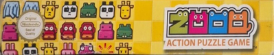 Zooo: Action Puzzle Game - Box - Spine (Europe) - 779x158