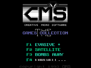 CMS The Games Collection - Screenshot - Game Select (Europe) - 512x384