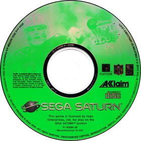 NFL Quarterback Club 96 - Disc (Europe) - 785x787