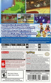 Pokémon Brilliant Diamond - Box - Back (North America) - 2324x3760