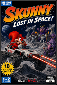 Skunny: Lost in Space - Fanart - Box - Front (World) - 1024x1536