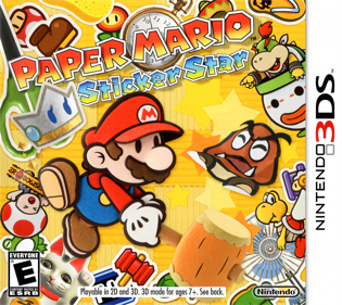 Paper Mario: Sticker Star - Box - Front (North America) - 1500x1338