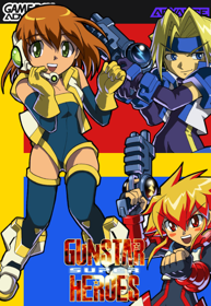 Gunstar Super Heroes - Fanart - Box - Front (North America) - 490x710
