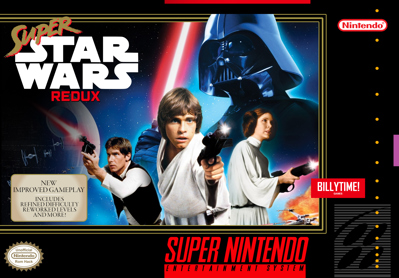 Super Star Wars Redux - Box - Front (United States) - 2000x1393