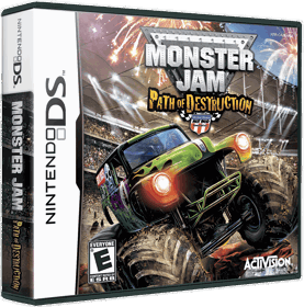 Monster Jam: Path of Destruction - Box - 3D (North America) - 868x878