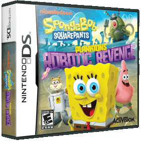 SpongeBob SquarePants: Plankton's Robotic Revenge - Box - 3D (North America) - 877x878