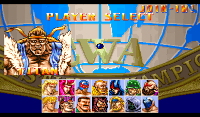 Ring of Destruction: Slam Masters II - Screenshot - Game Select (World) - 384x224