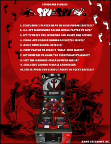 Spy vs. Spy - Arcade - Controls Information (World) - 1063x1375