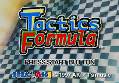 Tactics Formula - Screenshot - Game Title (Japan) - 320x224