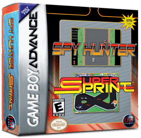 Spy Hunter / Super Sprint - Box - 3D (North America) - 1016x998