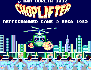 Choplifter - Screenshot - Game Title (North America) - 496x384