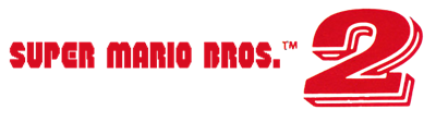 Super Mario Bros. 2 - Clear Logo (United States) - 400x112