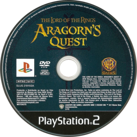 The Lord of the Rings: Aragorn's Quest - Disc (Brazil) - 752x750