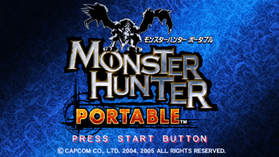 Monster Hunter Freedom - Screenshot - Game Title (Japan) - 480x270