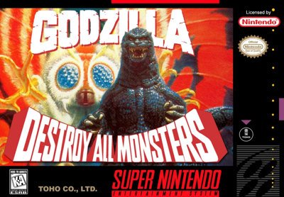 Godzilla: Kaiju Daikessen - Fanart - Box - Front (North America) - 1438x1000
