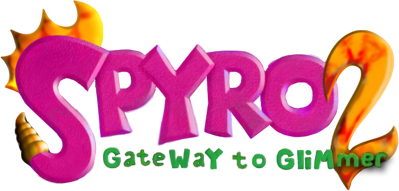Spyro 2: Ripto's Rage! - Clear Logo (World) - 662x317