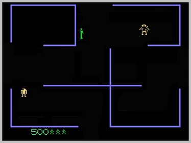Berzerk - Screenshot - Gameplay (World) - 256x192