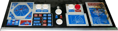 Meteors - Arcade - Control Panel (North America) - 1557x413