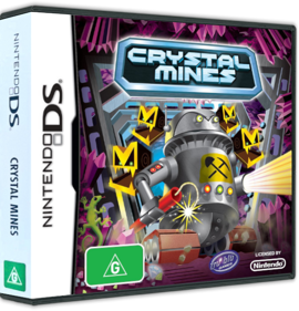 Crystal Mines - Box - 3D (Australia) - 575x598