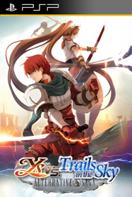 Ys vs. Sora no Kiseki: Alternative Saga - Fanart - Box - Front (World) - 600x900