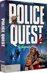 Police Quest 2: The Vengeance - Box - 3D (United Kingdom) - 816x1250