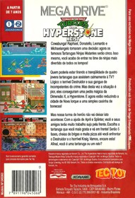 Teenage Mutant Ninja Turtles: The Hyperstone Heist - Box - Back (Brazil) - 1385x2030